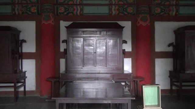 Royal villa of Ri Song Gye founder of the choson dynasty, Hamhung, North Korea