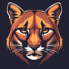 Powerful and Unique Cougar Featured in a Memorable Logo with Clean Lines
