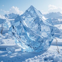 Obraz premium bloque de hielo 3