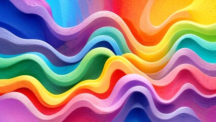 Pastel rainbow abstract background with colorful texture