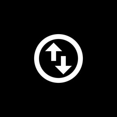 Swap Vertical Circle Icon
