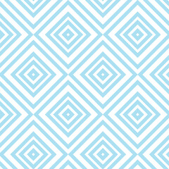  light blue and white geometric ornament. Seamless pattern for web, textile ,wallpapers and tabile cloth