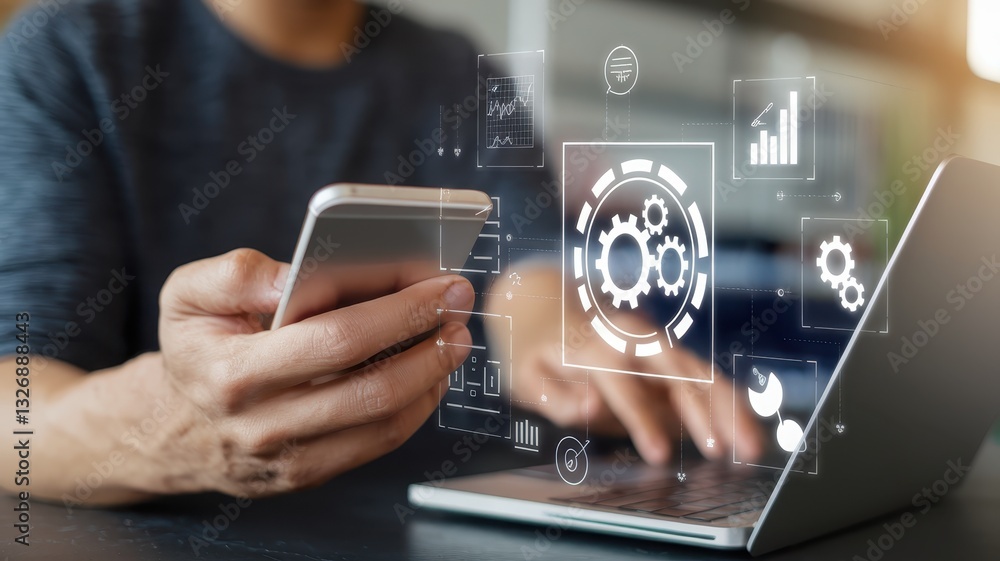 Poster digital transformation: streamlining processes with technology