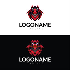 Esports logo with a devil mascot