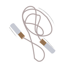 Skipping rope.Skipping rope vector illustration 