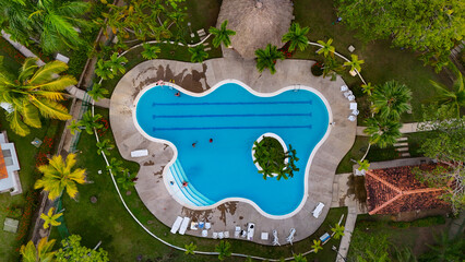 Foto aérea tomada  con drone, en  la costa caribe colombiana,  en el departamento de Bolívar,...