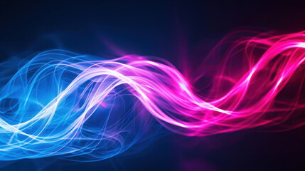 abstract purple blue pink background with lines and waves