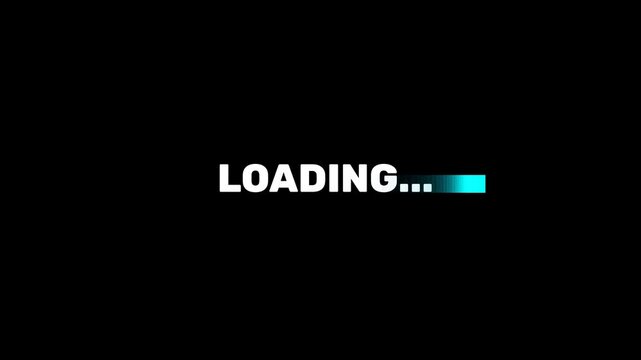 loading animation transparent background. 4k