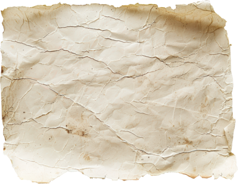 Textured vintage crumpled parchment paper - Powered by Adobe