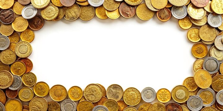 Dutch Guilder Coin Frame - High-Resolution Art