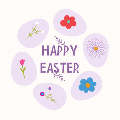 Happy Easter post for social media