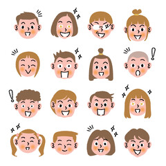 16人の子どもの喜ぶ顔です