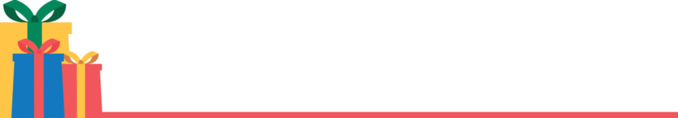 Minimalist Christmas Footer with Smooth Fluid Background