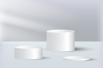 3D product Exhibition stand for Studio products. Advertising stand for the product.