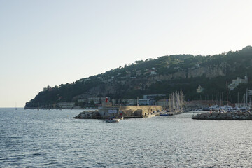 Obraz premium Villefranche-sur-Mer, a village at the French Riviera