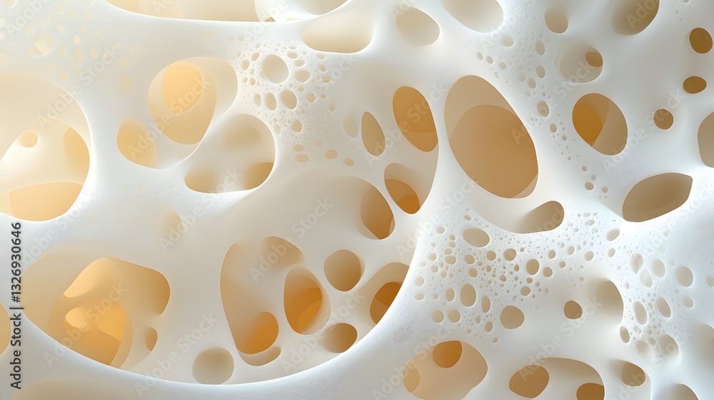 Aufkleber soft organic background with light texture and ethereal patterns