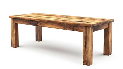 Rustic wooden table with natural grain texture