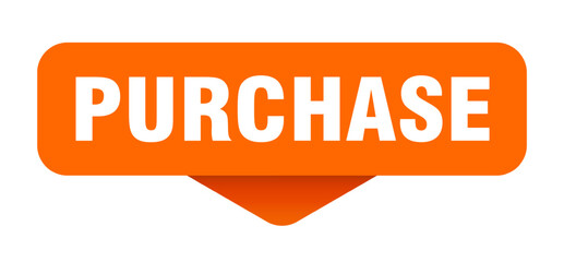 purchase sticker. purchase sign on transparent background