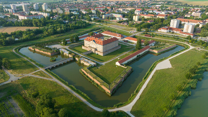 Baroque-classical moated castle, Holic, Slovakia