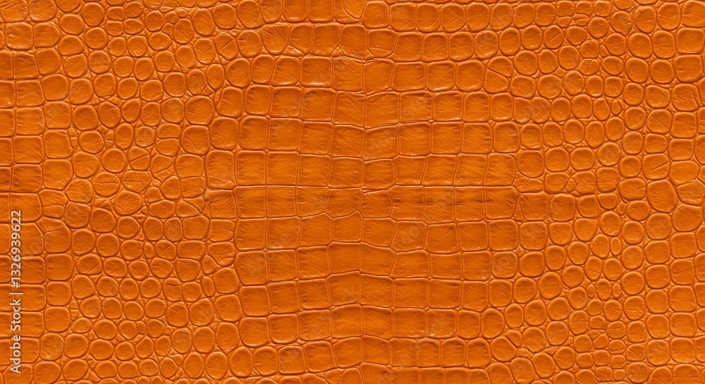 Poster a close up of a brown leather surface with a pattern of circles