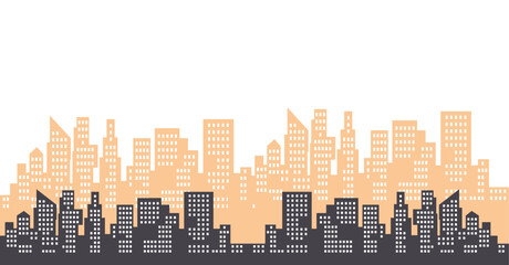 city ​​symbol silhouette 2d graphics