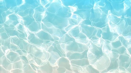 Fototapeta premium Tranquil Sunlit Water Surface with Gentle Reflections and Ripples