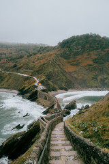 the river in the mountains