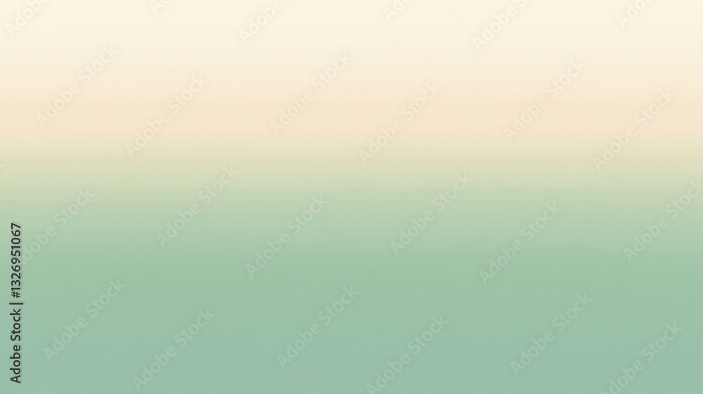 Aufkleber subtle green gradient background shifting from light to muted tones for a tranquil effect