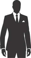 Double-Breasted Suit jacket vector template illustration.