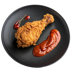 fried chicken wings on a plate