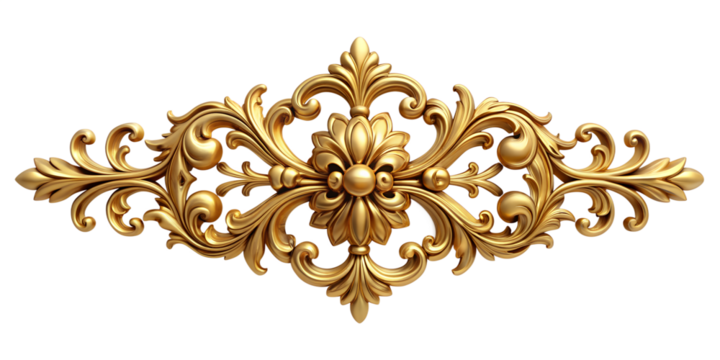 antique golden ornament