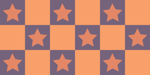 Modern geometric pattern with stars.