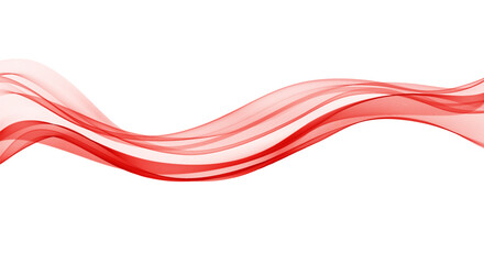 Abstract vector background, transparent waved lines for brochure, website, flyer design. Red smoke wave.