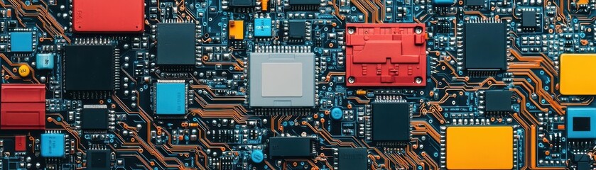 Fototapeta premium electronic waste management e-waste recycling technology. E-waste trade-in automation streamlining device refurbishment and reuse