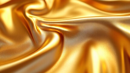 Fototapeta premium Warm golden yellow with a metallic shimmer plain background