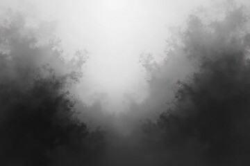 Dark abstract smoke tendrils spreading background