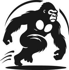 gorilla running © MstSumi