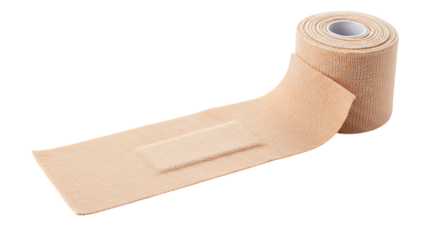 Beige Athletic Kinesiology Tape Roll Medical Sports First Aid care wrap skin wound muscle injury    