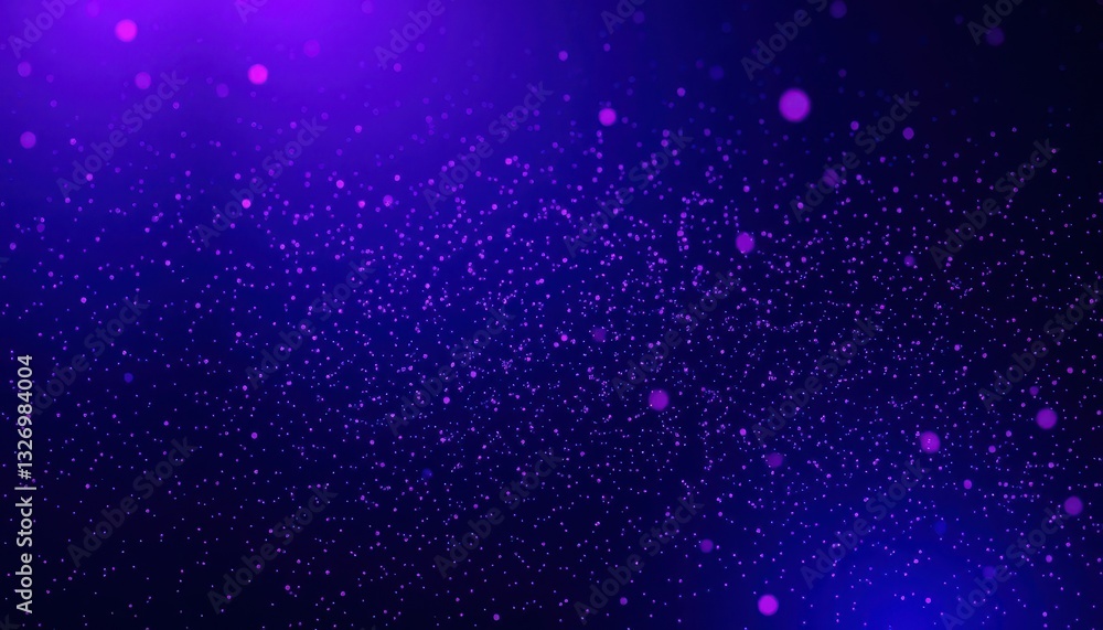 Aufkleber vibrant purple bokeh background with beautiful light particles creating a dreamy and ethereal atmosp