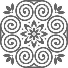 Hmong Ethnic Pattern and Black Hmong Design