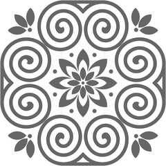 Hmong Ethnic Pattern and Black Hmong Design