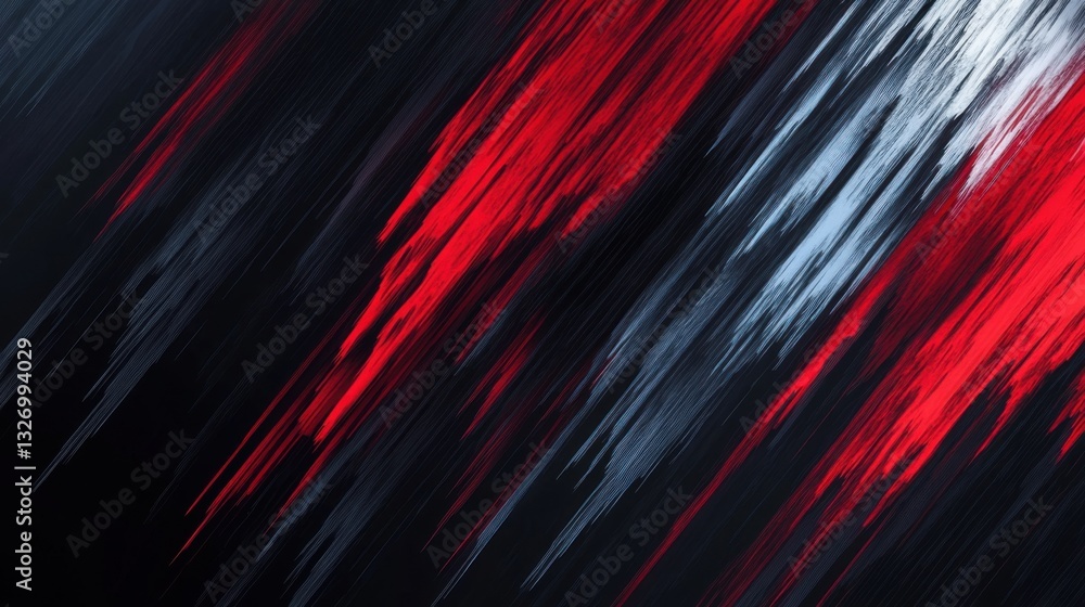Poster red and black background with diagonal lines, a dark abstract design. modern vector illustration for