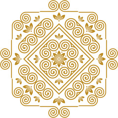 Golden Hmong Ethnic Pattern, Hmong Design