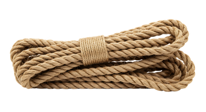 Thick Natural Jute Rope Coil Brown Twisted Cordage Nautical Marine sea diy knot ship boat line yarn 