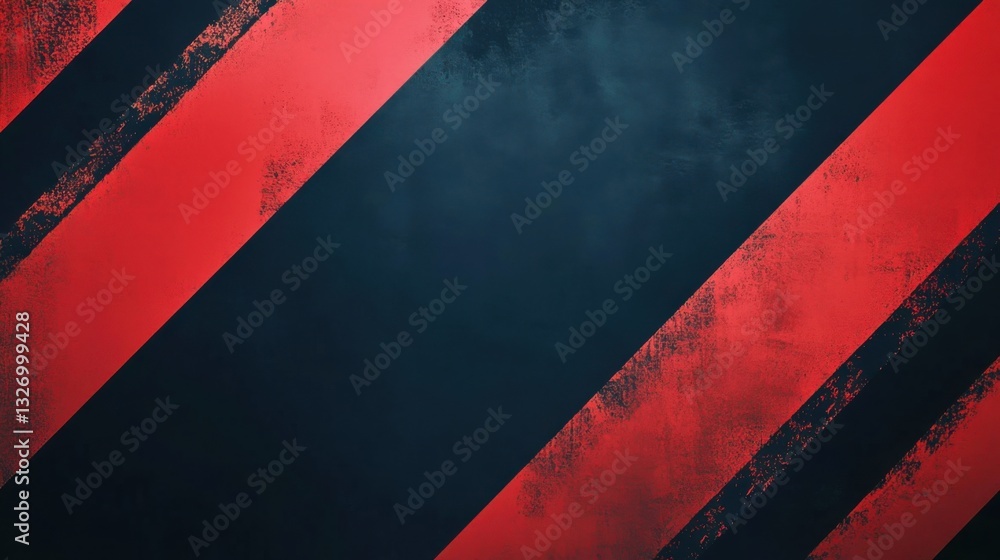 Poster red and black background with diagonal lines, a dark abstract design. modern vector illustration for