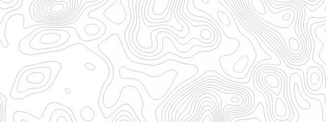 Abstract topography pattern seamless lines sea map modern design white background. Abstract digital topographic contour map concept space geometric strip grid line. Natural discovery of maps.