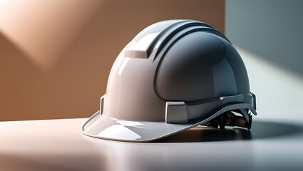 Fototapeta premium Realistic Safety Helmet – High-Quality Construction Gear ..