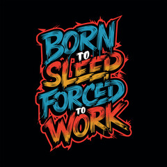 Obraz premium t shirt design typography 