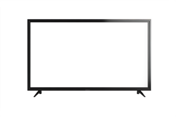 
Led or lcd internet tv monitor isolated on white background PNG ,AI GENERATED