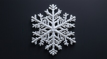Intricate white snowflake against a transparent background, perfect for holiday, winter, or themes in design projects. --ar 16:9 --quality 2 --v 6.1 Job ID: bd7ee078-676c-4fcf-a708-22d28f10bf1c